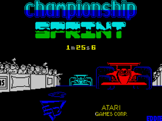 Grand Prix Challenge title screen for ZX Spectrum